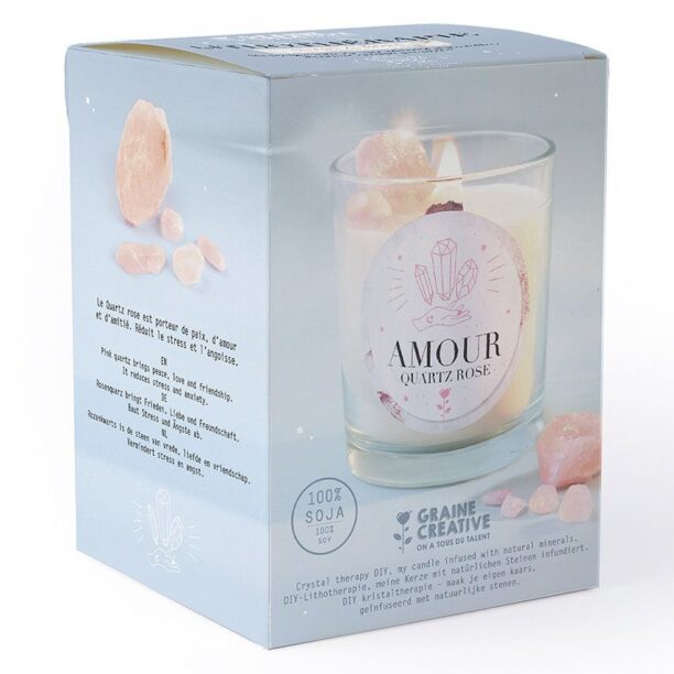 Graine Creative Kit de lumânări parfumate DIY Quartz Rose preţ