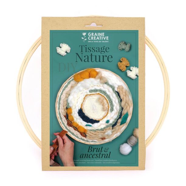 Graine Creative Kit de tapiserie rotundă DIY Nature