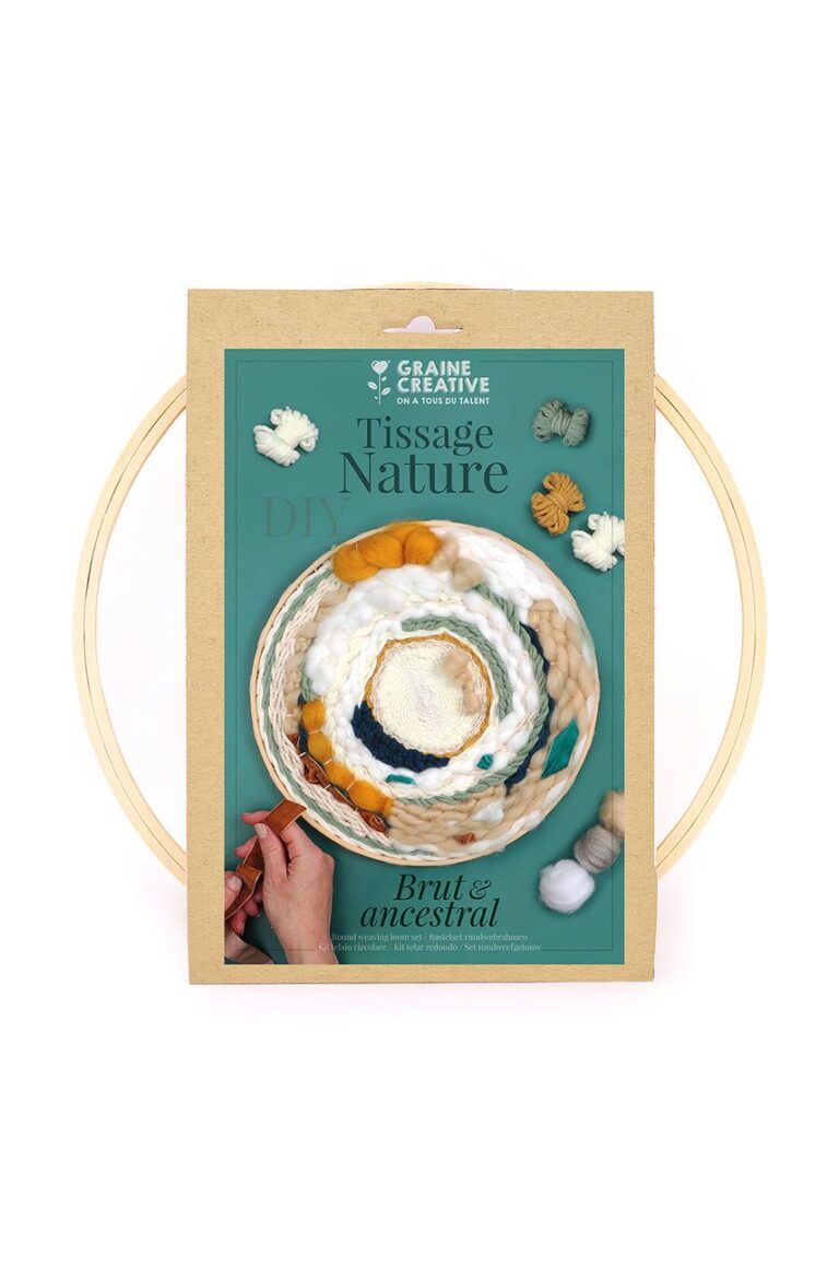 Graine Creative Kit de tapiserie rotundă DIY Nature