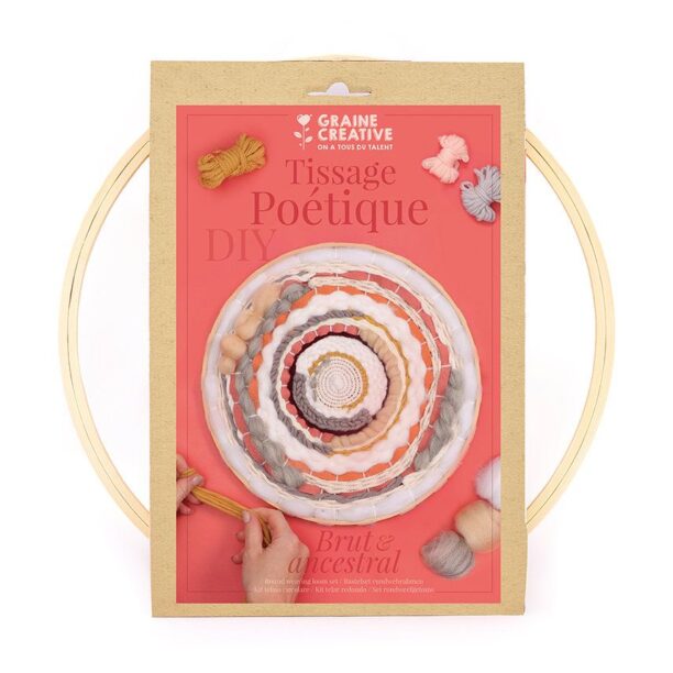 Graine Creative Kit de tapiserie rotundă DIY Poetic