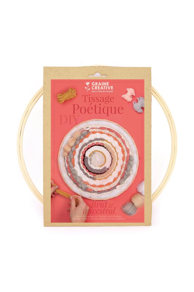 Graine Creative Kit de tapiserie rotundă DIY Poetic