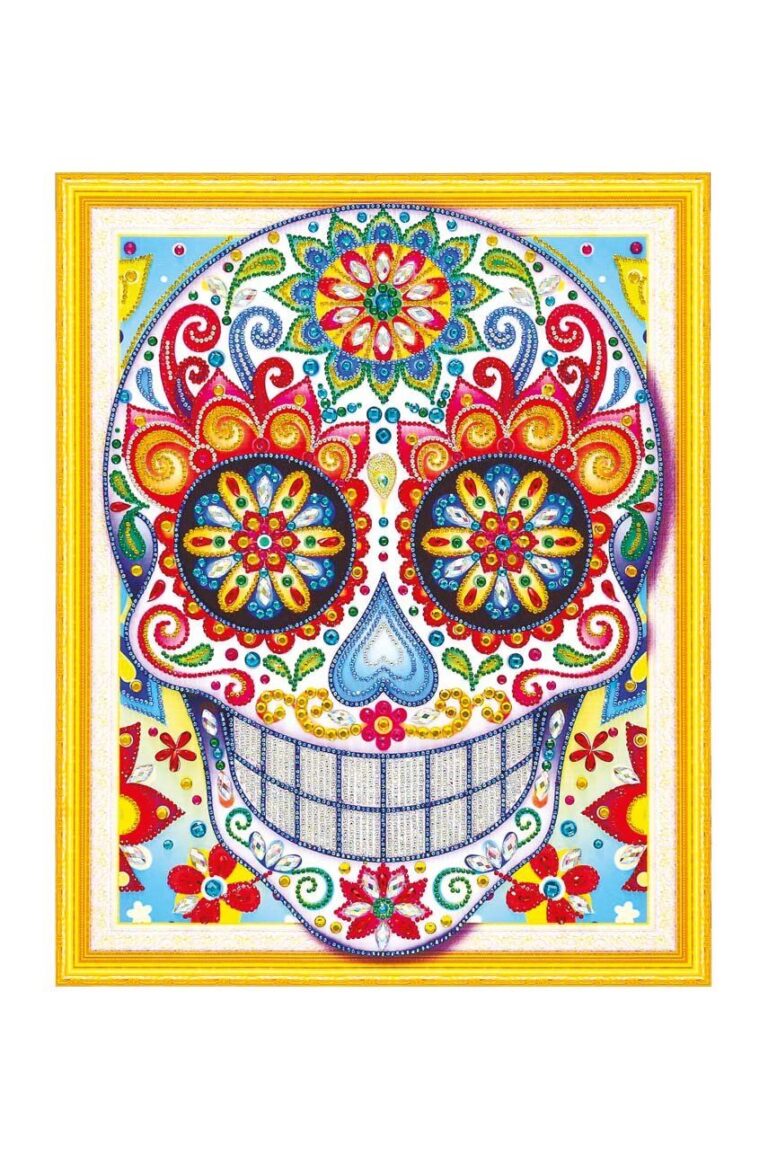 Graine Creative kit mozaic diy Maxican Skull Diamond Painting