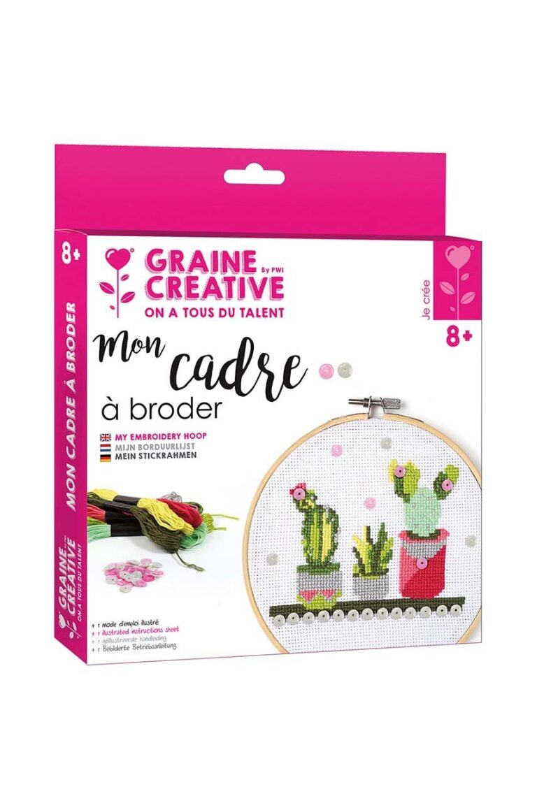 Graine Creative trusa de broderie Cactus In Wood preţ