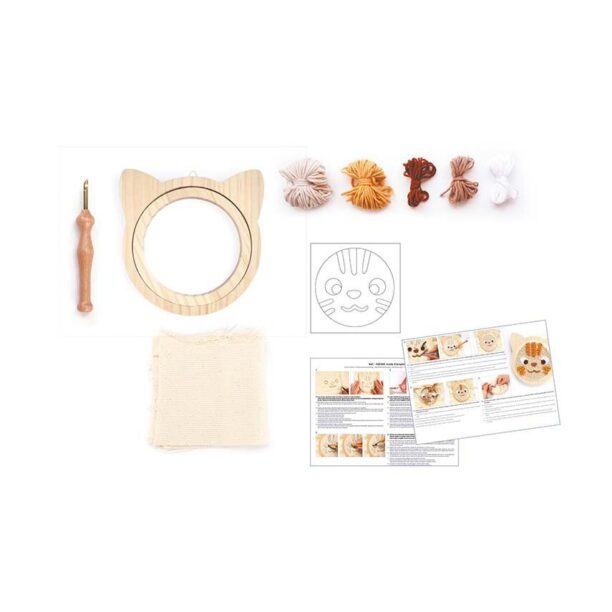 Graine Creative trusa de broderie Cat Punch Needle Kit preţ