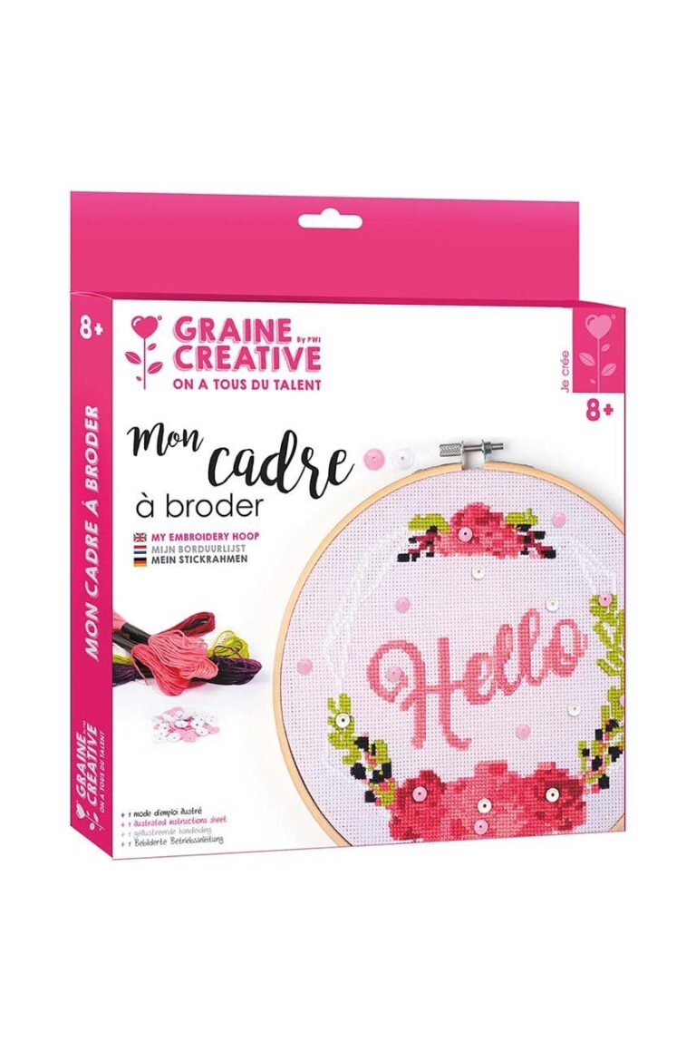 Graine Creative trusa de broderie Hello In Wood preţ