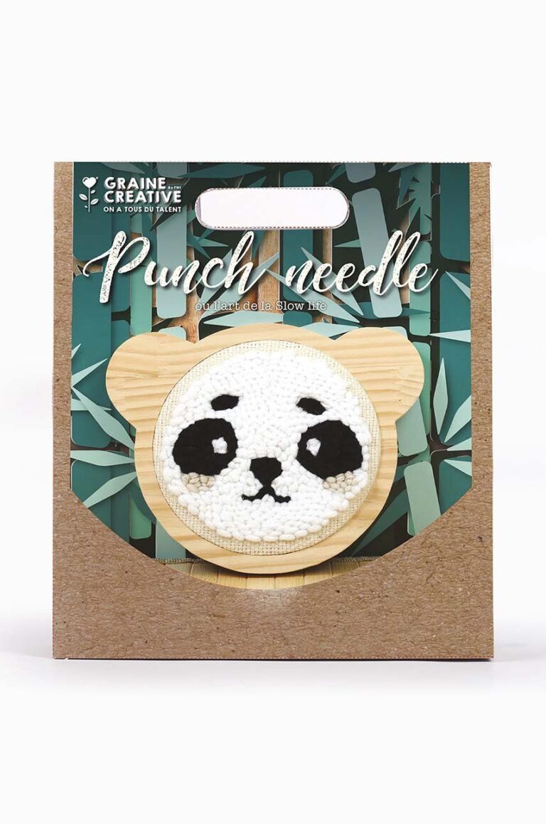 Graine Creative trusa de broderie Punch Needle Panda Kit preţ