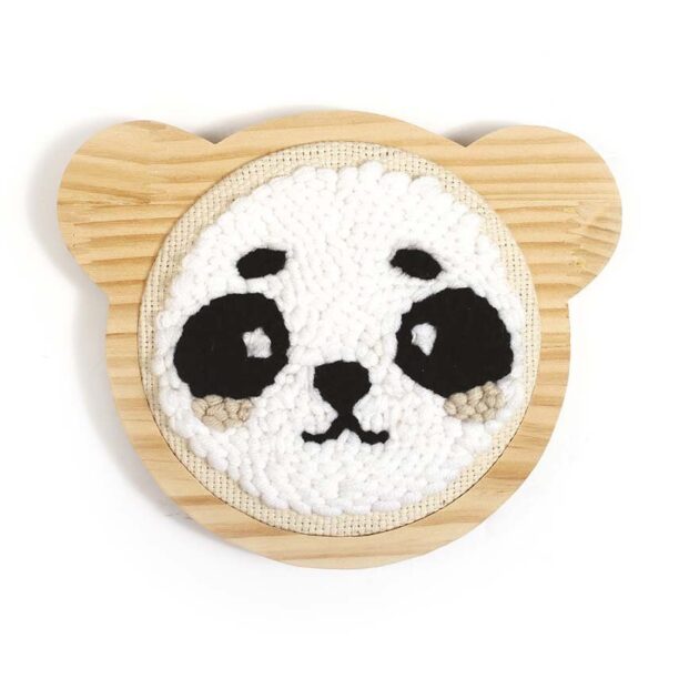 Graine Creative trusa de broderie Punch Needle Panda Kit