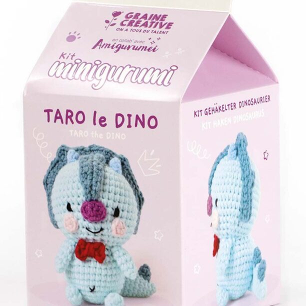 Graine Creative trusa de crosetat KIt Minigurami Dinosaure Taro preţ