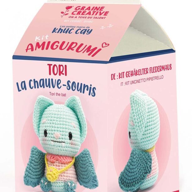 Graine Creative trusa de crosetat Kit AMigurami Chauve-Souris preţ