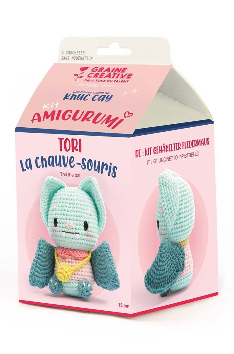 Graine Creative trusa de crosetat Kit AMigurami Chauve-Souris preţ