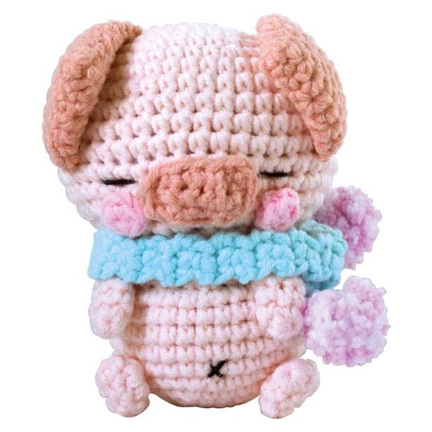 Graine Creative trusa de crosetat Kit Minigurami Cochon Poco