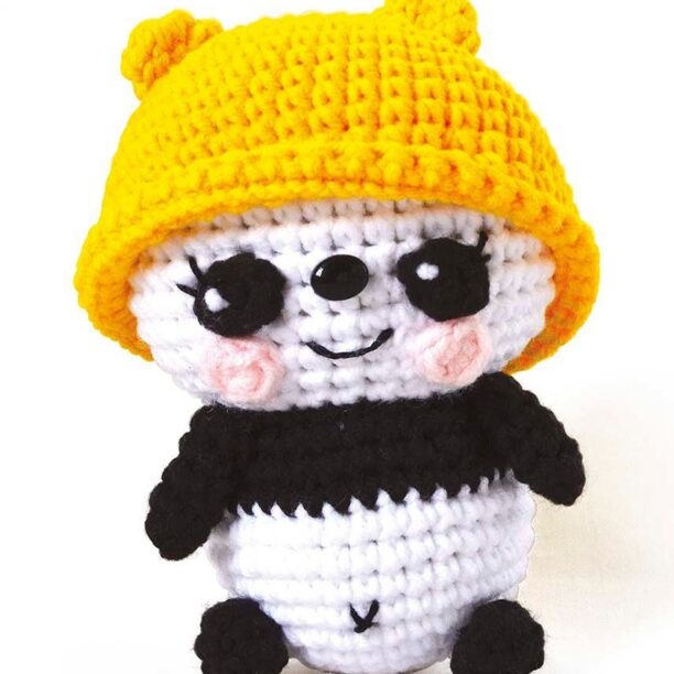 Graine Creative trusa de crosetat Panda Amigurumi Kit