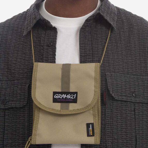 Gramicci borsetă Cordura Neck Pouch culoarea bej G3SB.085-beige