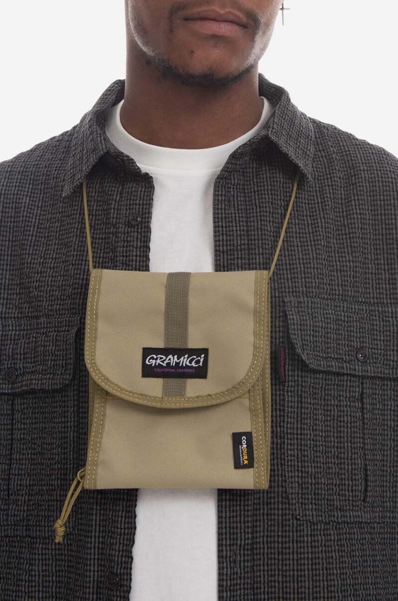 Gramicci borsetă Cordura Neck Pouch culoarea bej G3SB.085-beige