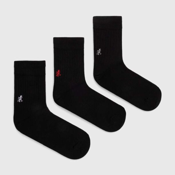 Gramicci șosete 3-pack Basic Crew Socks bărbați