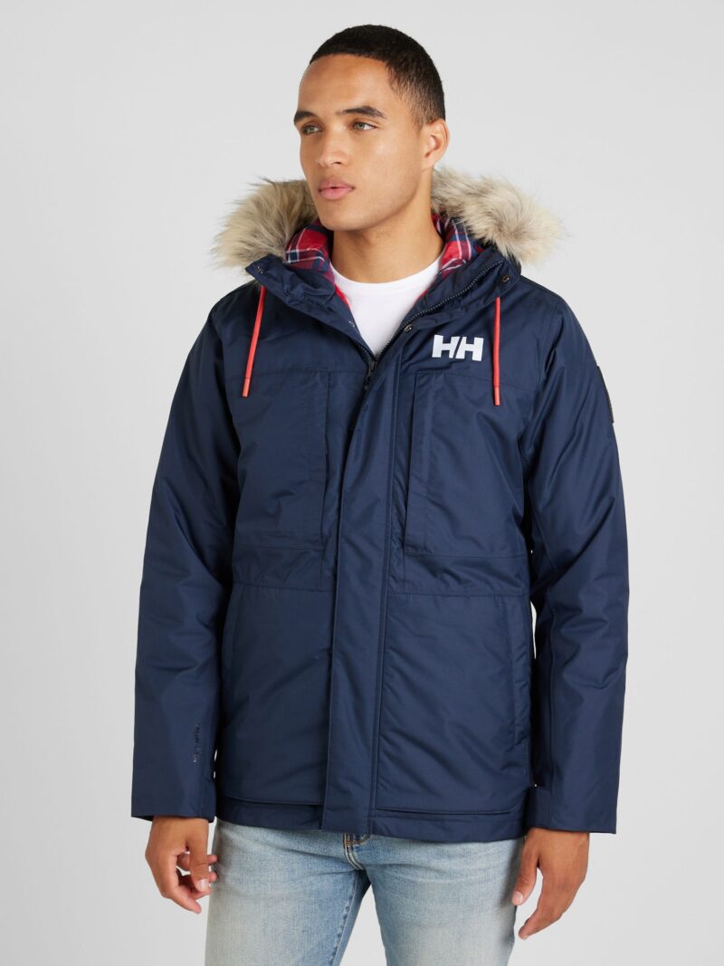 HELLY HANSEN Geacă outdoor 'COASTAL 3.0'  bleumarin / alb amestacat