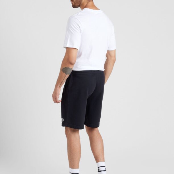 HOLLISTER Pantaloni 'FLEECE TECH'  negru / alb preţ