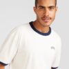 HOLLISTER Tricou  albastru marin / alb