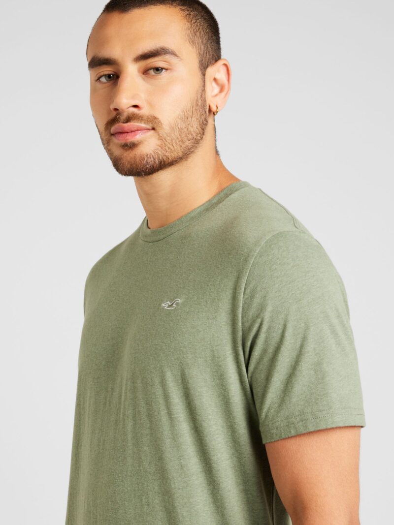 HOLLISTER Tricou  albastru marin / azuriu / gri amestecat / verde amestecat / alb murdar