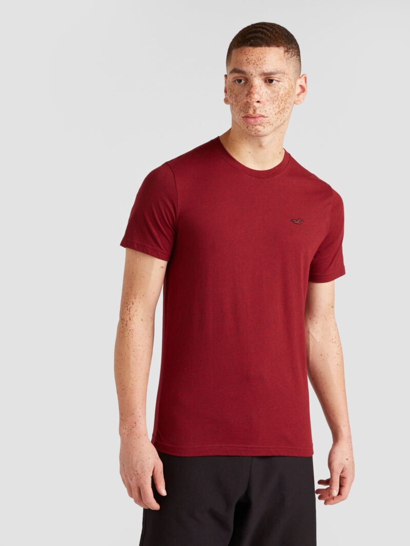 HOLLISTER Tricou  bleumarin / roșu bordeaux / alb preţ