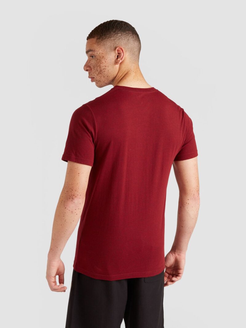 HOLLISTER Tricou  bleumarin / roșu bordeaux / alb