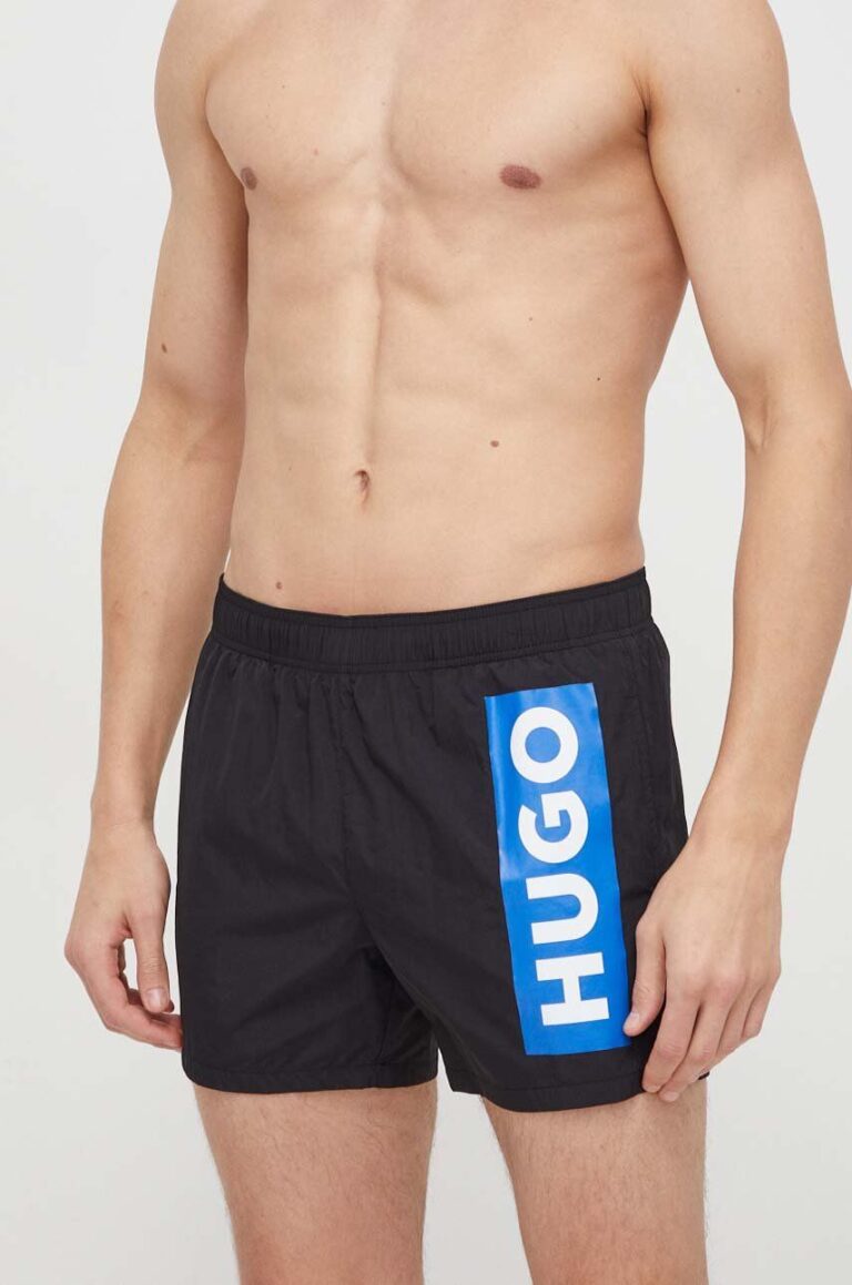 HUGO Blue pantaloni scurți de baie culoarea negru 50522960