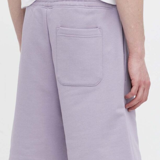 HUGO Blue pantaloni scurți din bumbac culoarea violet 50510728 preţ