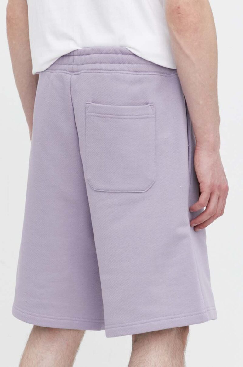 HUGO Blue pantaloni scurți din bumbac culoarea violet 50510728 preţ