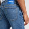 HUGO Jeans 'Ash'  albastru / alb