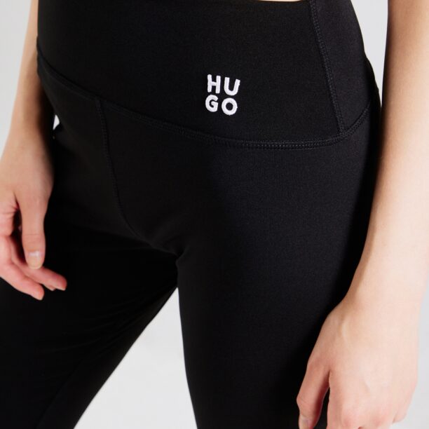 Preţ HUGO Leggings 'Noparda'  negru / alb