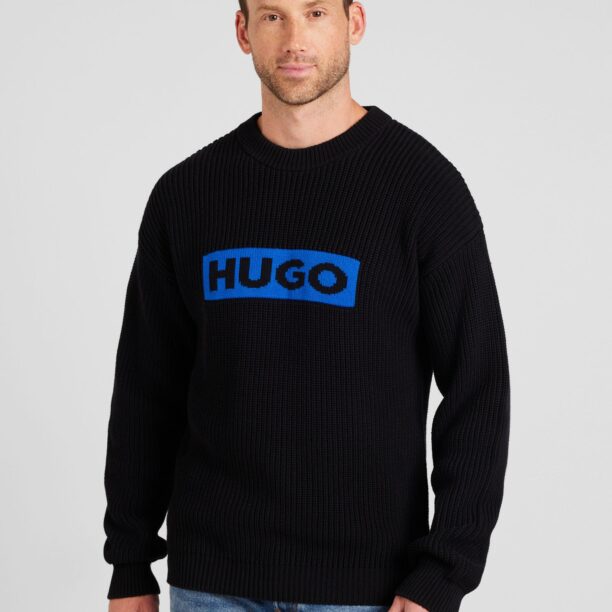 HUGO Pulover 'Seylo'  albastru regal / negru preţ