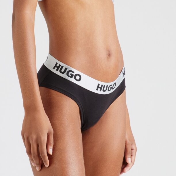 HUGO Slip  gri deschis / negru