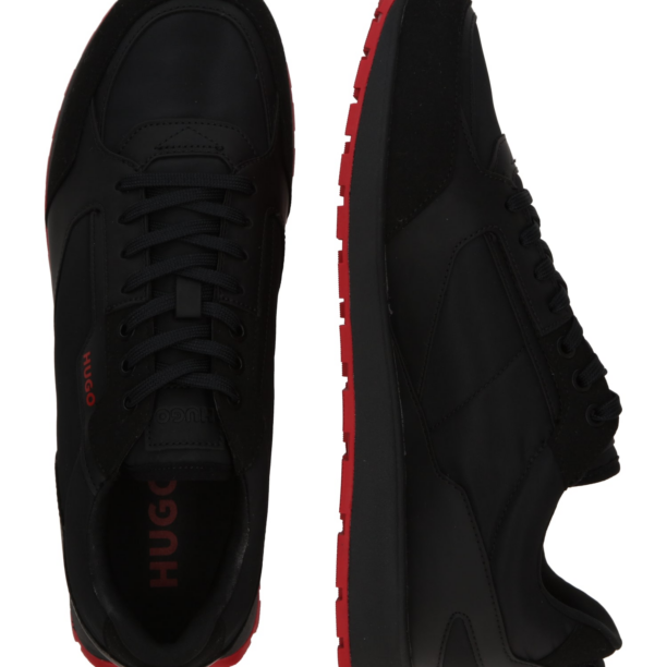 HUGO Sneaker low 'Icelin'  roșu / negru