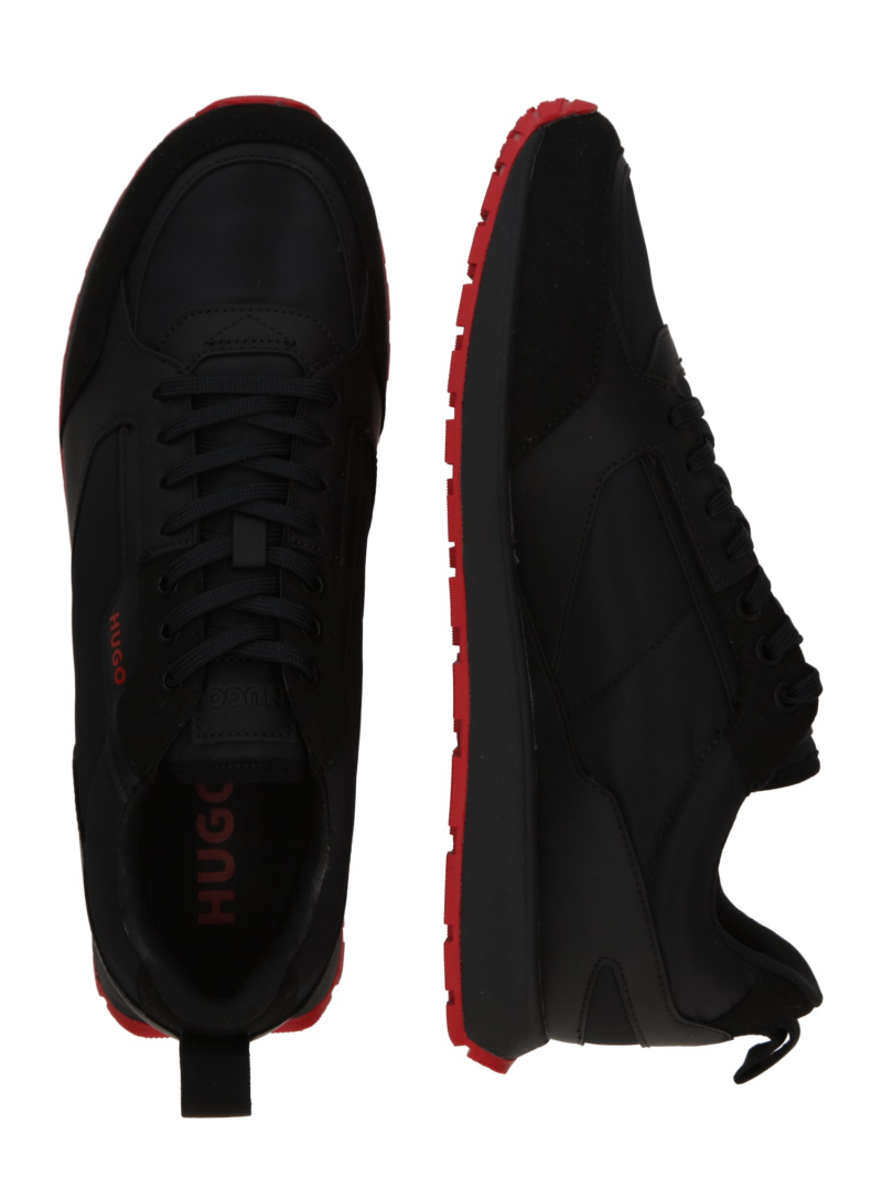 HUGO Sneaker low 'Icelin'  roșu / negru