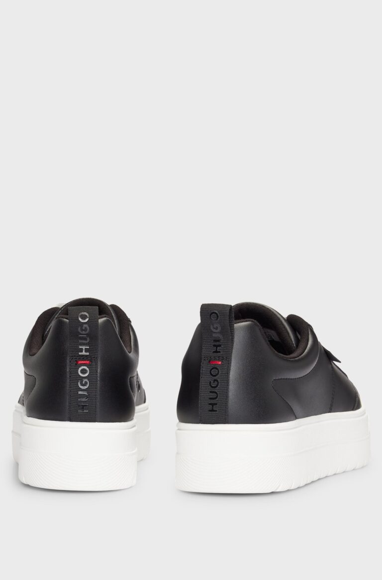 Cumpăra HUGO Sneaker low 'Lyssa'  negru / alb