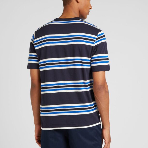 HUGO Tricou 'BLUE2_NAOLO'  albastru / bleumarin / negru / alb preţ