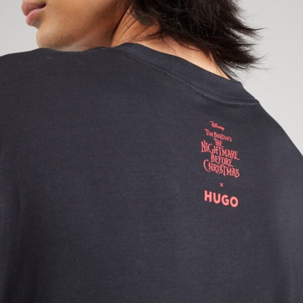 Preţ HUGO Tricou 'Dightmare'  roșu cranberry / negru / alb