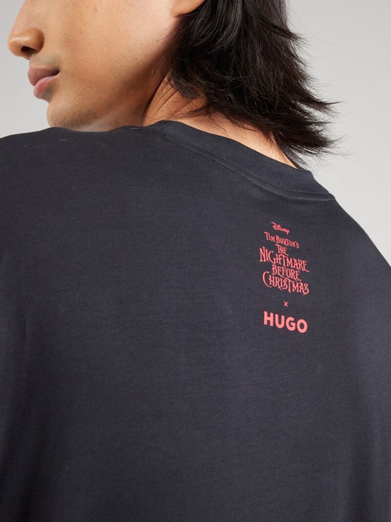 Preţ HUGO Tricou 'Dightmare'  roșu cranberry / negru / alb