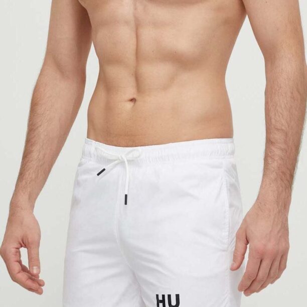 HUGO pantaloni scurți de baie culoarea alb 50510190