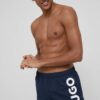 HUGO pantaloni scurți de baie culoarea bleumarin 50469303