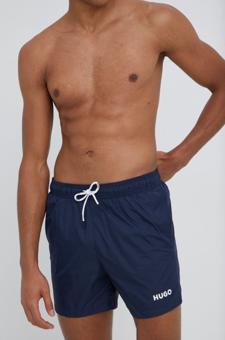 HUGO pantaloni scurți de baie culoarea bleumarin 50469312