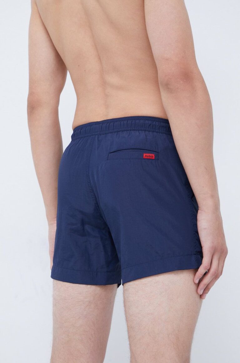 HUGO pantaloni scurți de baie culoarea bleumarin 50469323 preţ