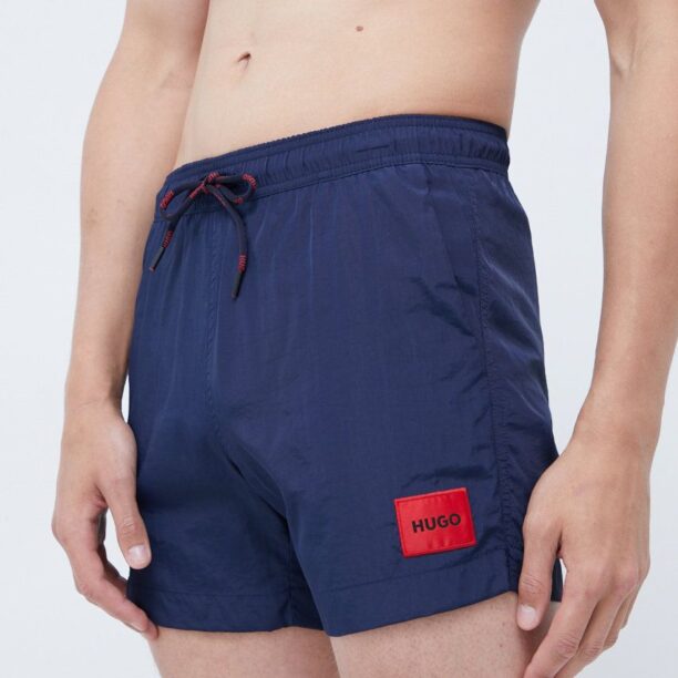 HUGO pantaloni scurți de baie culoarea bleumarin 50469323