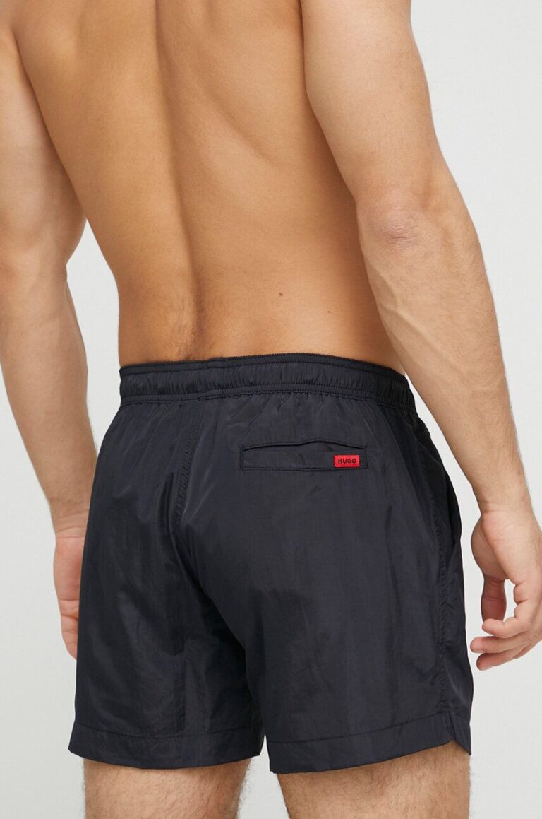 HUGO pantaloni scurți de baie culoarea bleumarin 50493450 preţ