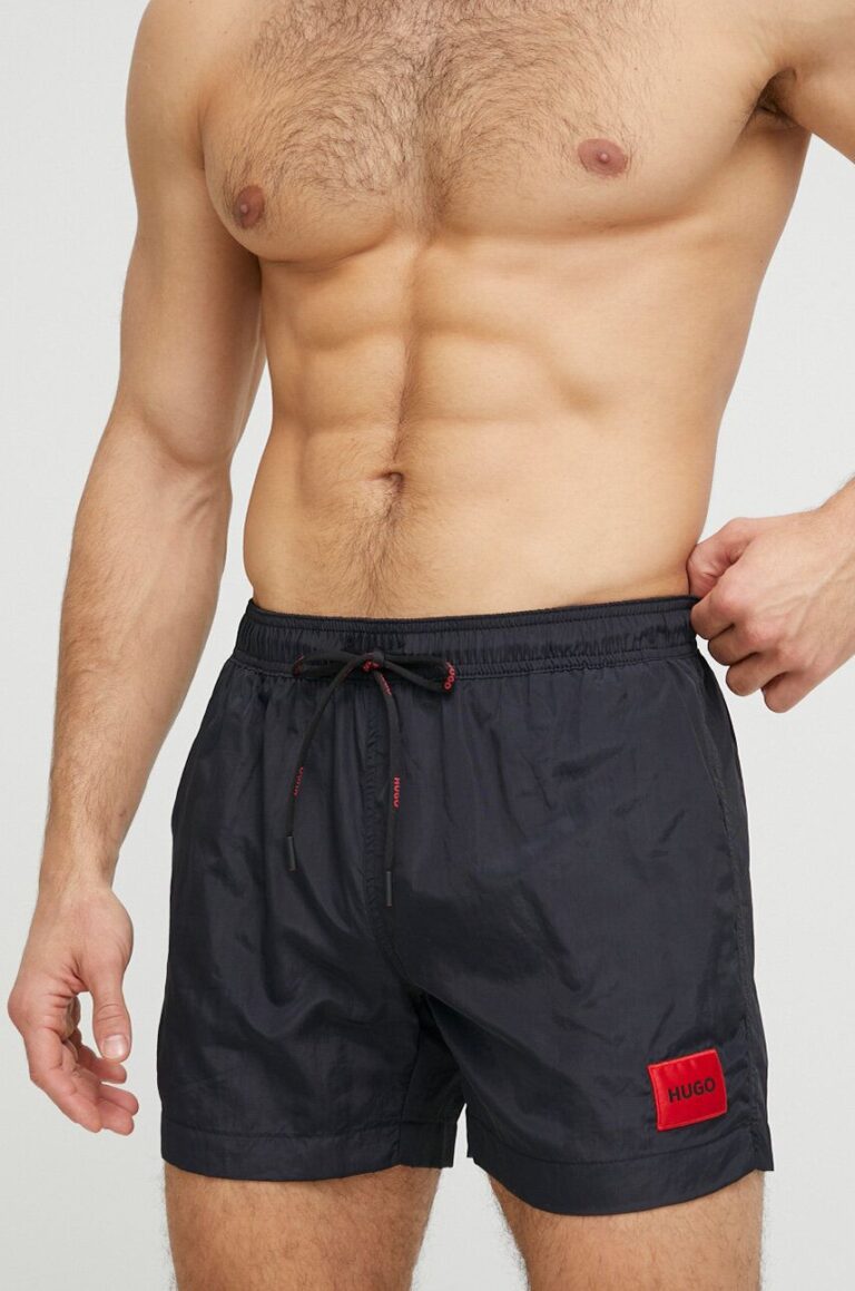 HUGO pantaloni scurți de baie culoarea bleumarin 50493450