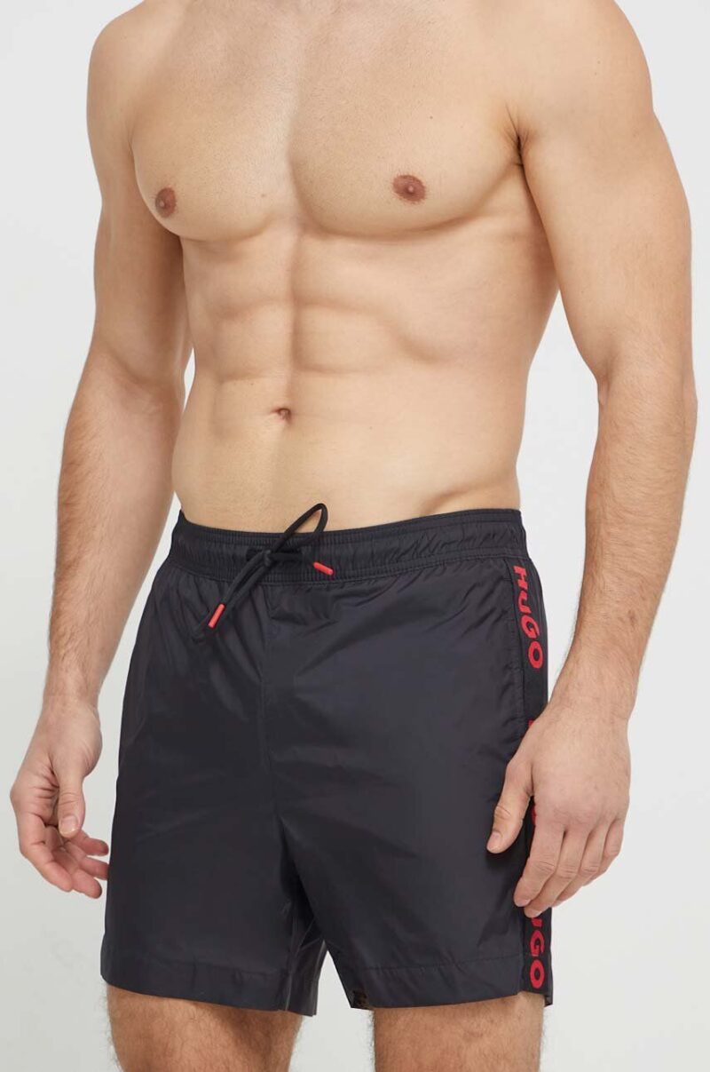 HUGO pantaloni scurți de baie culoarea bleumarin 50500973