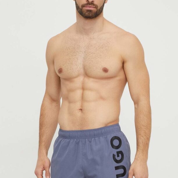 HUGO pantaloni scurți de baie culoarea gri 50513980