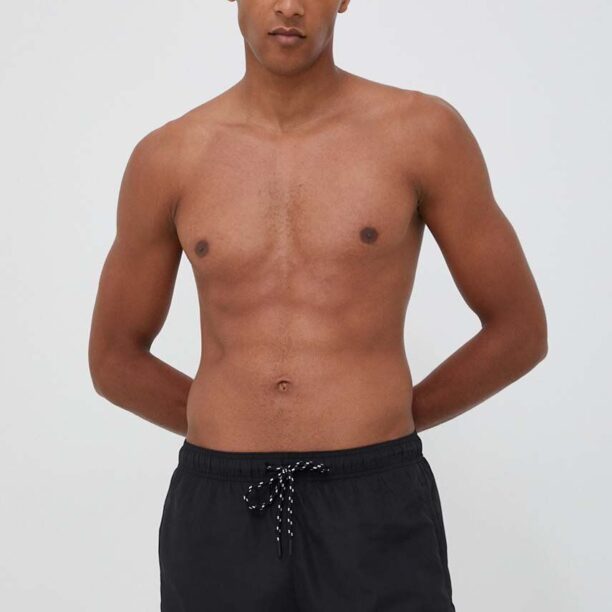 HUGO pantaloni scurți de baie culoarea negru 50483986