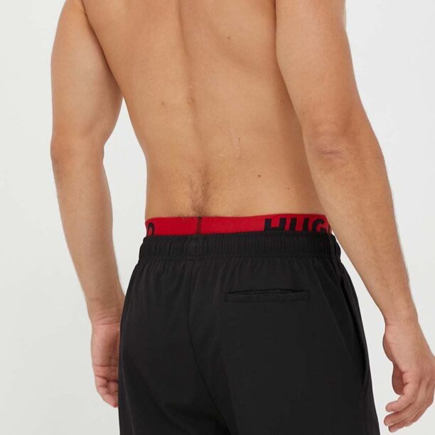 HUGO pantaloni scurți de baie culoarea negru 50496287 preţ