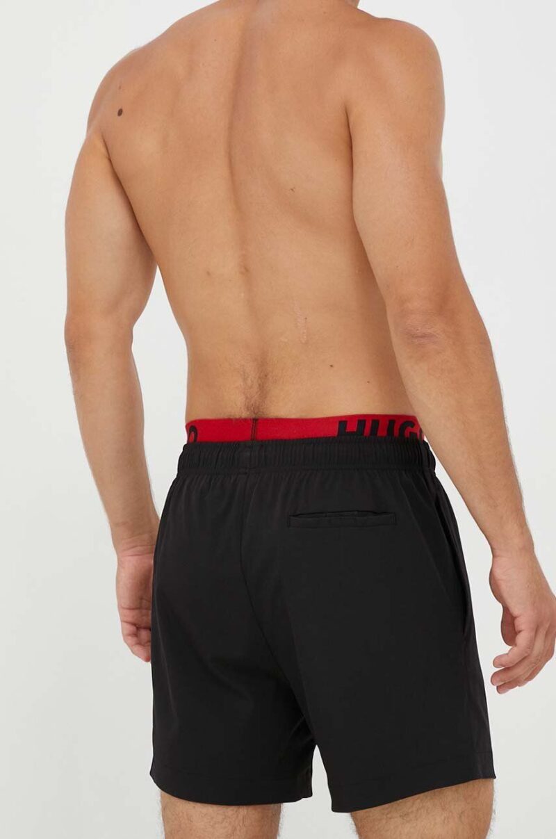 HUGO pantaloni scurți de baie culoarea negru 50496287 preţ